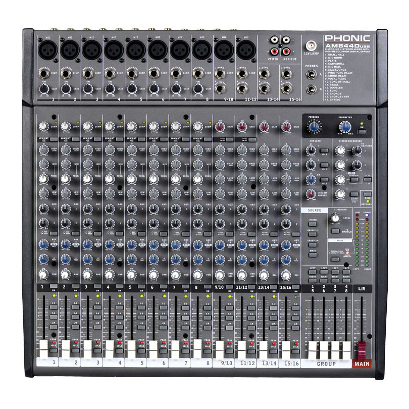 Phonic AM 844D USB Аналоговые микшеры